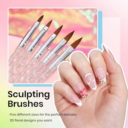 Beetles nail art kit including palette holder and accessories