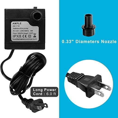 Domica AC powered water pump compact design profile