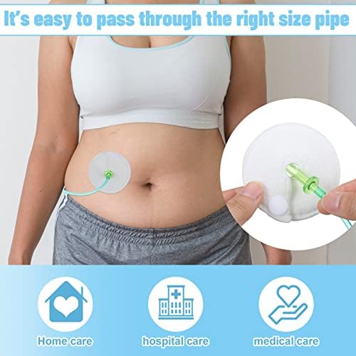 Sosation G Tube absorbent cotton pads close up