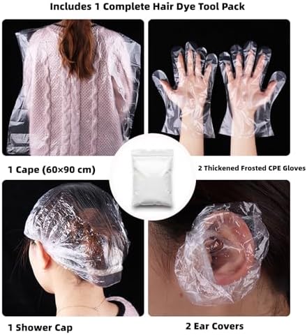 Hair coloring brush and accessory set for balayage
