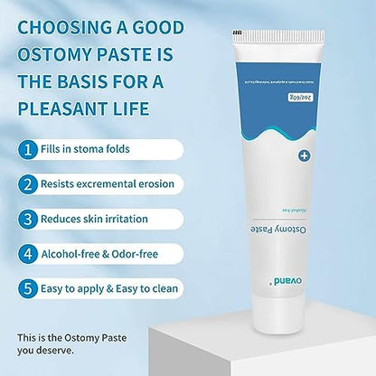 Alcohol free stoma care supplies skin barrier paste for colostomy care