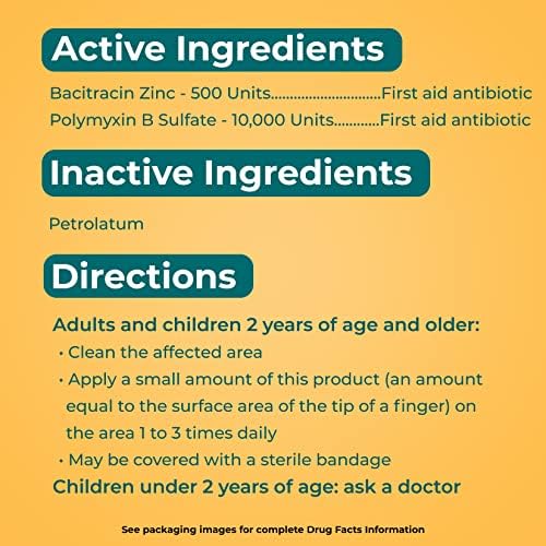 Authentic USA imported Polysporin first aid ointment tube for minor cuts