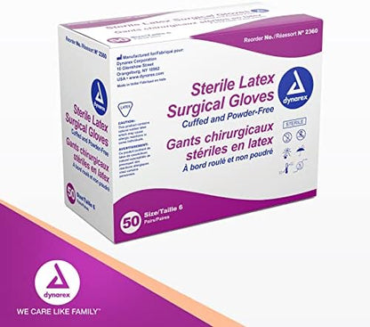 Close up of Dynarex sterile peel open pouch for surgical hygiene