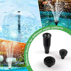 Ultra quiet submersible aquarium pump with four strong suction cups on base