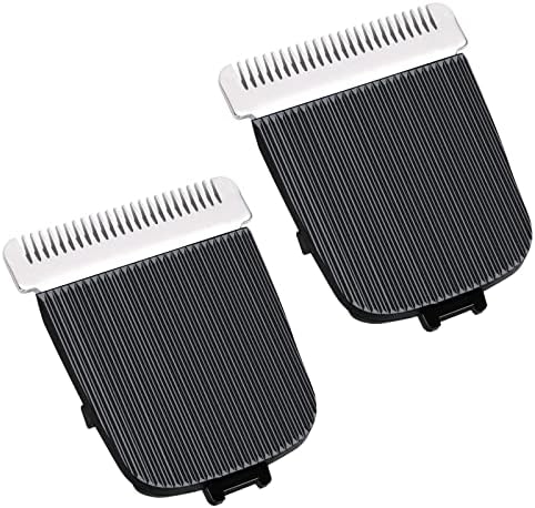 Two pack ceramic clipper blades for electric groin trimmers