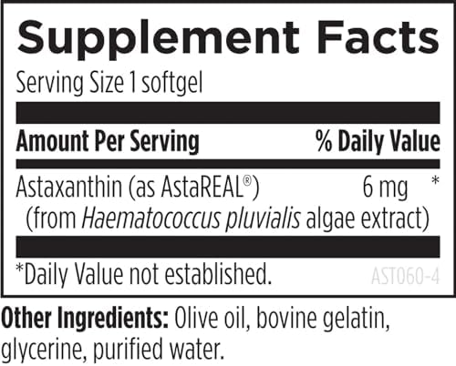 Designs For Health Astaxanthin microalgae extract ingredient panel