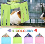 Four colorful patterns of small animal fleece bed accessories