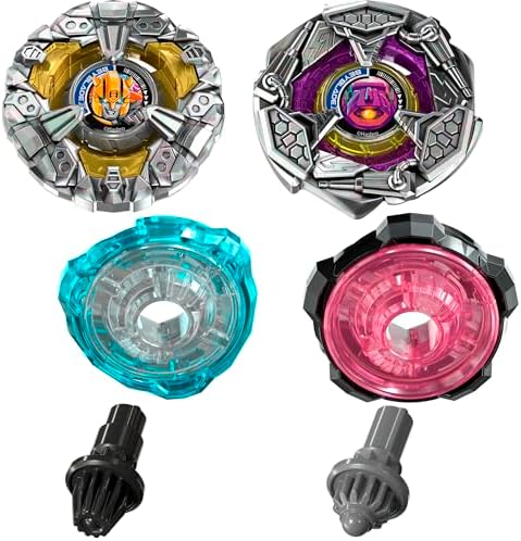 Two included Beyblade X launchers