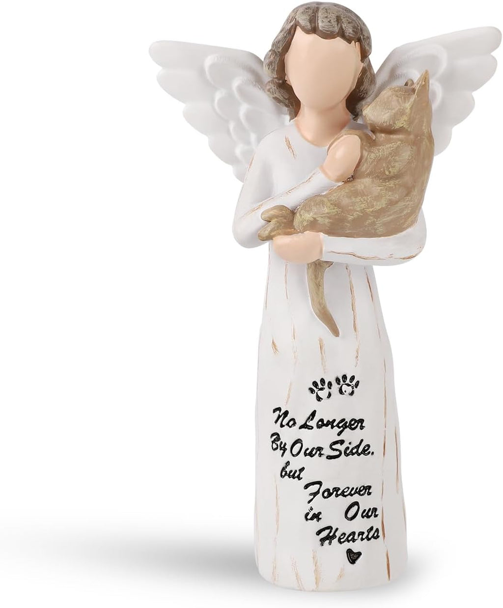 Cat Memorial Angel Figurine Statue for Cat Lovers in Memory of Their Beloved Cat (Black Cat) - Image 10