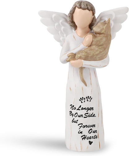 Cat Memorial Angel Figurine Statue for Cat Lovers in Memory of Their Beloved Cat (Black Cat) - Image 10