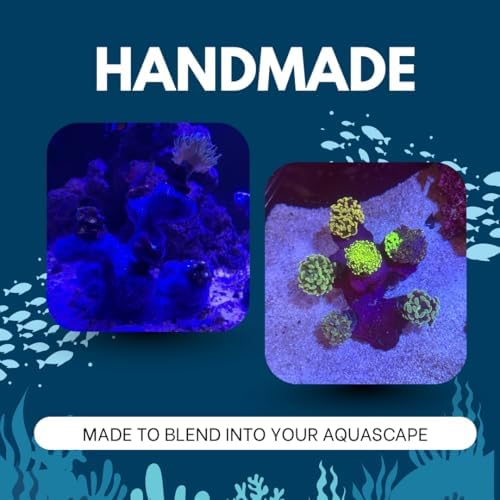 Ocean Aquaria calcium carbonate infused resin coral propagation rack close up view