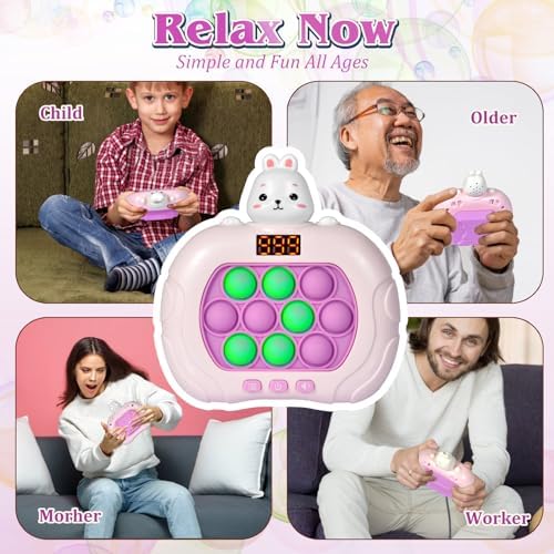 Product packaging of the authentic GAPER GO electronic fidget toy showing all six mode options