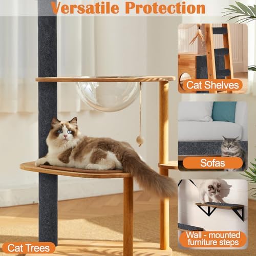 Full packaging view of the seventy eight inch long Inchoco trimmable cat claw furniture protector roll.