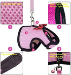 Rypet small pet walking vest with safety bell detail