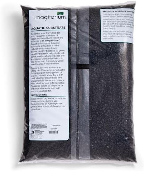 Imagitarium gravel bag label details and weight display