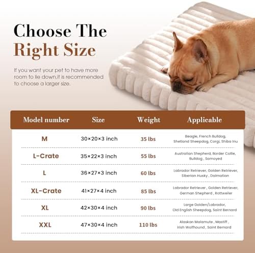 Dog Beds for Large Sized Dog, Orthopedic Pet Bed with Waterproof Lining, Soft Short Plush Surface & Egg Crate Foam, Machine Washable Pet Bed with Removable Cover & Anti Slip Bottom - Image 7