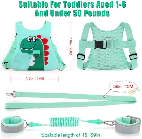 Detailed view of Fitarts anti-lost toddler wrist link connector