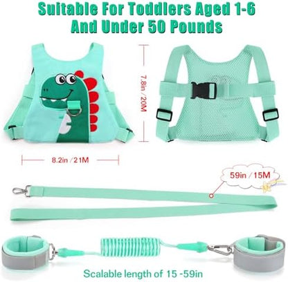 Detailed view of Fitarts anti-lost toddler wrist link connector