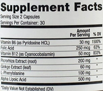 Progressive Health Callumae pigment support sixty capsules container side panel