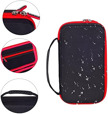 T2BTHRS protective grooming organizer featuring the durable red trim details and reinforced top handle