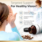 Sunergetic Premium Eye Pressure Support 30 count bottle packaging details