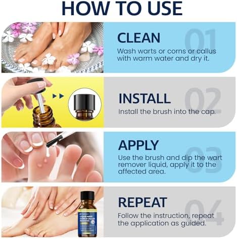 MEOLY maximum strength corn and callus remover liquid for foot care