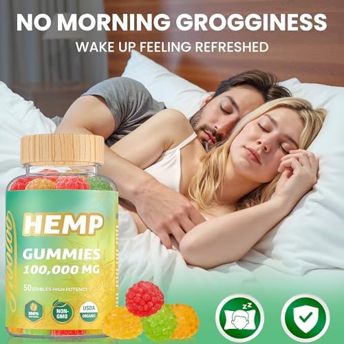 Close up of Hooloo Hemp Gummies texture