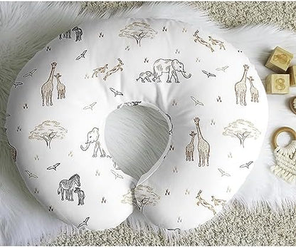 Sweet Jojo Designs beige animal print nursery decor