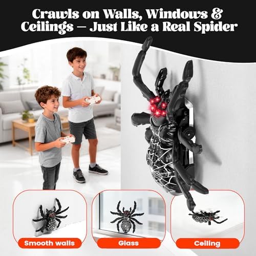 Close up view of Nurcazo spider toy suction mechanism