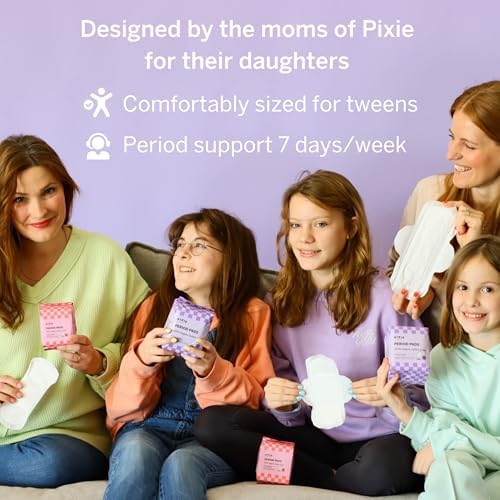 Organic cotton teen sanitary napkins with wings for sensitive skin