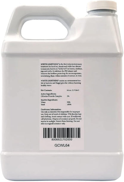 Authentic USA imported Grand Circuit White Lightning packaging showing product details and directions