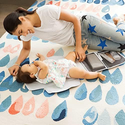 Munchkin portable diaper changing mat folded for travel