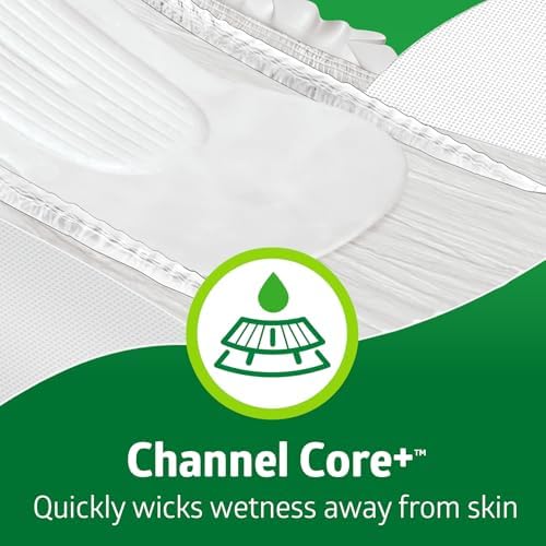 Close up view of the built-in wetness indicator on a FitRight incontinence brief.