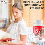 True You Health Red Root Hack Vision Supplement side profile bottle view