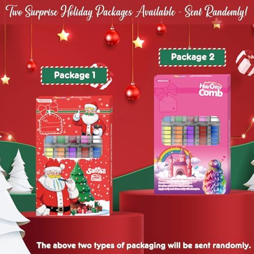 Bright hair color comb applicators shown individually in ten shades