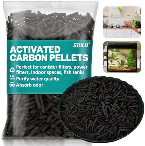 Sukh activated charcoal bulk pellets for canister filters and fish tanks