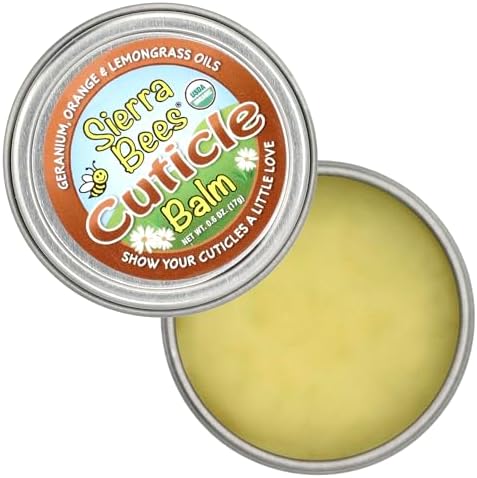 Sierra Bees Cuticle Care Balm portable size 0.6 ounce
