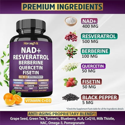 Neumina anti-aging supplement label showing 14-in-1 ingredients