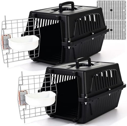 Locmeo pet kennel with metal door and security lock