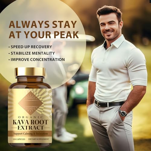 Authentic QPUYT kava kava relaxation capsules imported from USA for sleep support