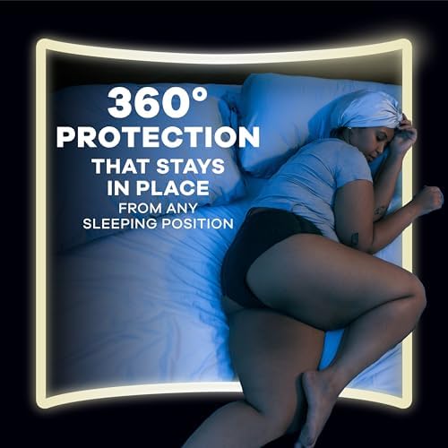 Always ZZZ period underwear 14 count pack layout