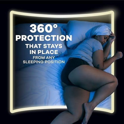 Always ZZZ period underwear 14 count pack layout