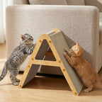 Conlun cardboard cat scratching pad horizontal orientation on floor