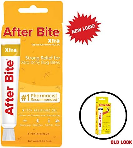 After Bite Xtra antihistamine gel packaging for strong itch relief