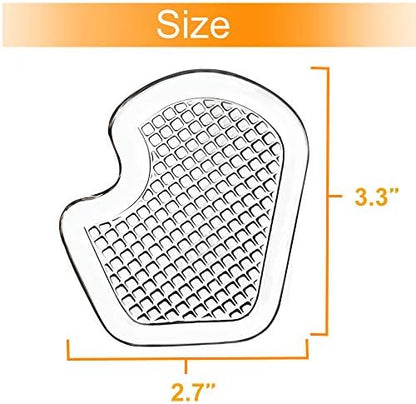 Honeycomb design of medical grade silicone dancer pads for sesamoiditis relief