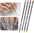 Close up of Bremorou adhesive wax tip picking up rhinestone