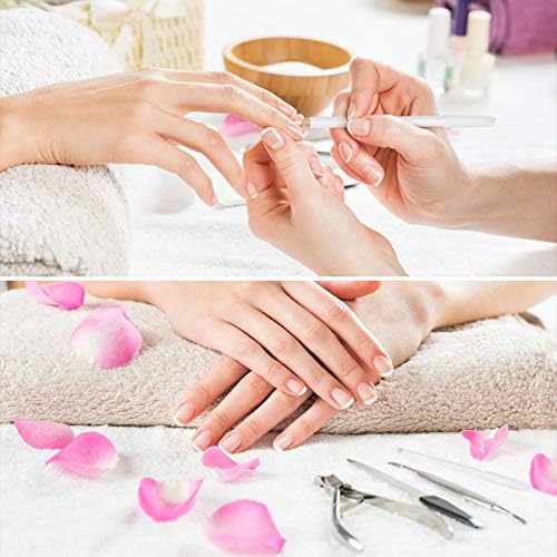 Blulu white cosmetic nail pencil set showcasing wet and dry application results on natural finger nails.