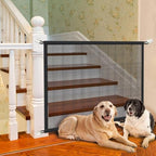 Cupount pet barrier packaging with installation guide and mesh net components displayed.