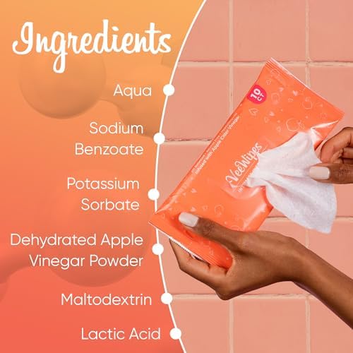 VeeFresh alcohol free and hypoallergenic intimate wipes for women