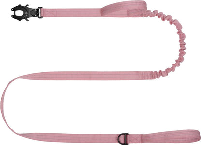 ICEFANG Tactical Dog Leash,K9 Training Walking Bungee Lead with 2 Control Handle,Heavy Duty Quick Release Metal Clasp,Hands Free D-Ring for Medium Large Dogs (4ft,Reflective Brown) - Image 12